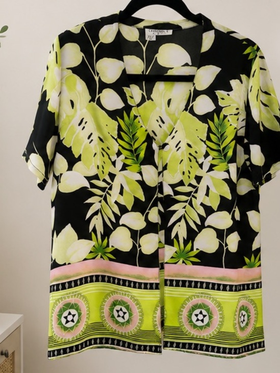 Tops - Tropical Cover-Up/ Cardigan